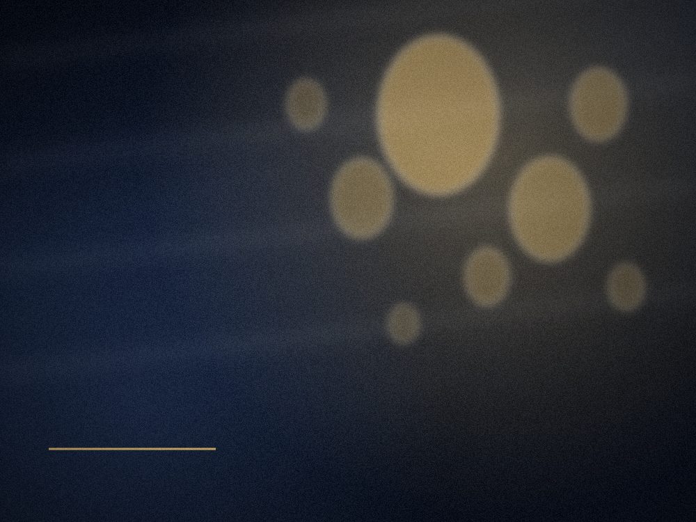 Warmes Bokeh-Licht mit weichen Lichtkreisen